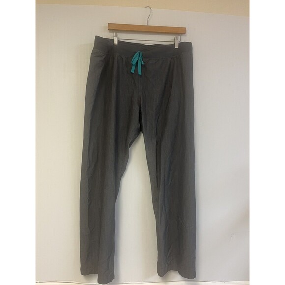 Figs Womens Technical Collection Livingstone Flat Front Gray Scrub Pants Size XL - Picture 1 of 5